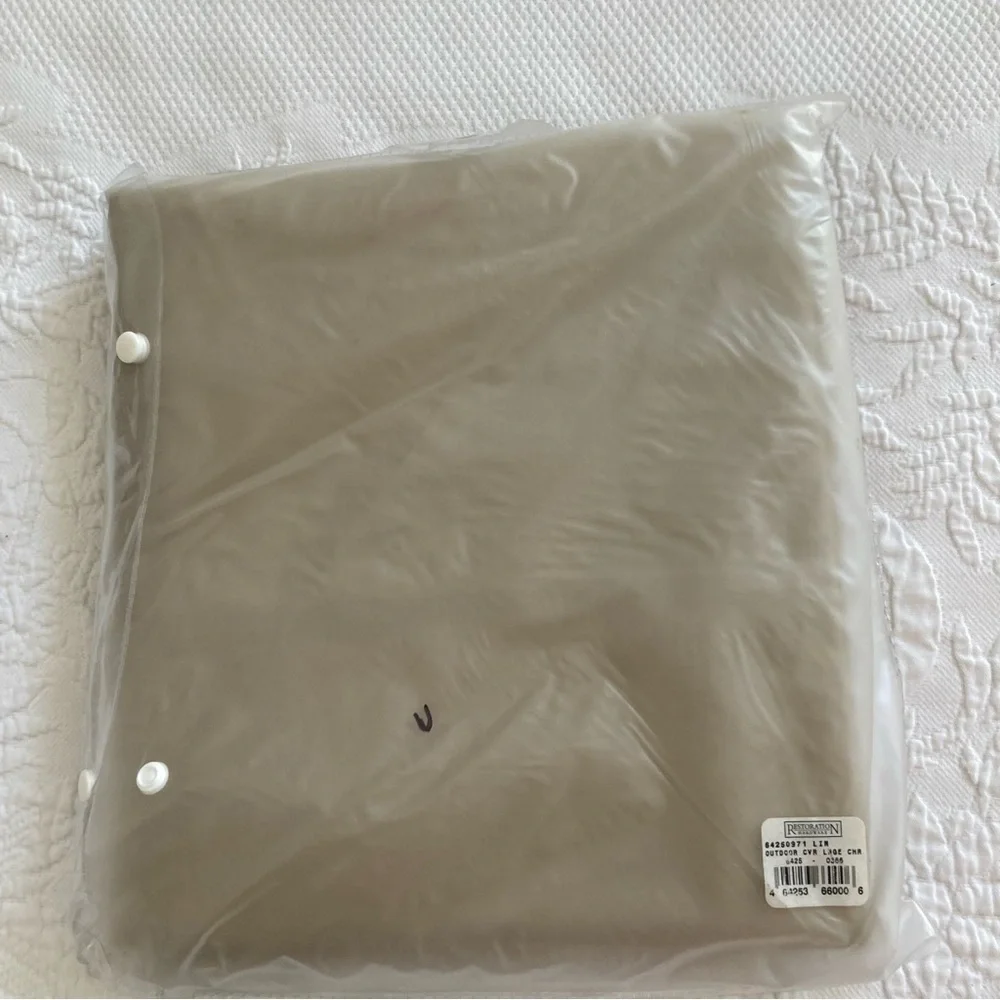 Restoration Hardward vinyl outside lounge chair cover protector 32x40x30
